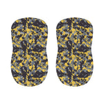 Yellow Black And Grey Digital Camo Print Bar Stool Covers