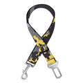 Yellow Black And Grey Digital Camo Print Dog Seat Belt