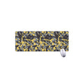 Yellow Black And Grey Digital Camo Print Extended Mouse Pad