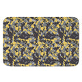 Yellow Black And Grey Digital Camo Print Indoor Door Mat