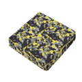 Yellow Black And Grey Digital Camo Print Outdoor Seat Cushion Cover