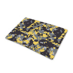 Yellow Black And Grey Digital Camo Print Pet Cooling Mat Cover