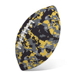 Yellow Black And Grey Digital Camo Print Rugby Ball