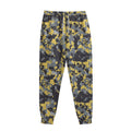 Yellow Black And Grey Digital Camo Print Sweatpants