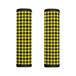 Yellow Black And Navy Plaid Print Handle Covers