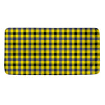Yellow Black And Navy Plaid Print Towel