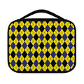 Yellow Blue And Black Argyle Print Classic Bible Case