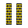 Yellow Blue And Black Argyle Print Handle Covers