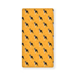 Yellow Boston Terrier Pattern Print Baby Crib Sheet