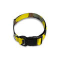 Yellow Brown And Black Camouflage Print Dog Collar
