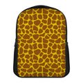 Yellow Brown Giraffe Pattern Print Casual Backpack