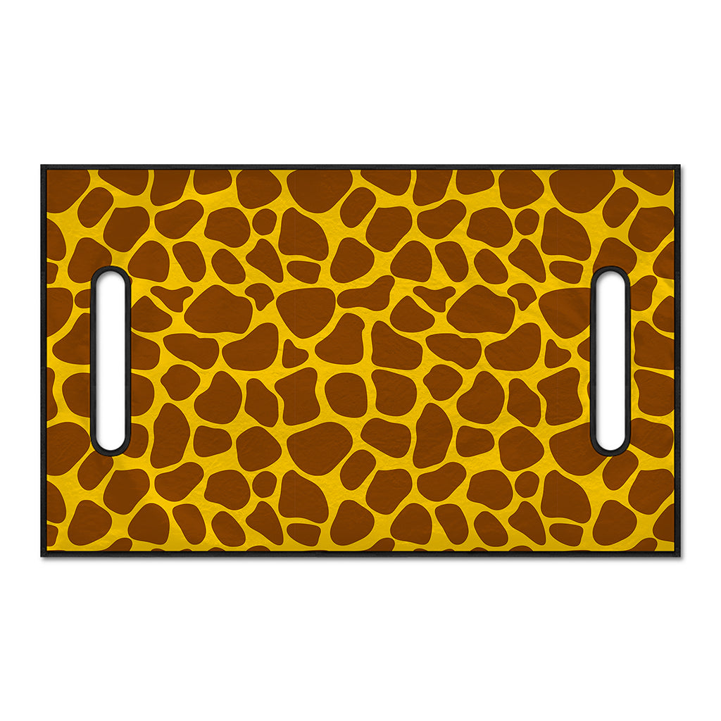 Yellow Brown Giraffe Pattern Print Golf Cart Seat Cover