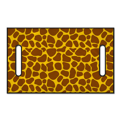 Yellow Brown Giraffe Pattern Print Golf Cart Seat Cover