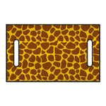 Yellow Brown Giraffe Pattern Print Golf Cart Seat Cover