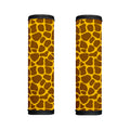 Yellow Brown Giraffe Pattern Print Handle Covers