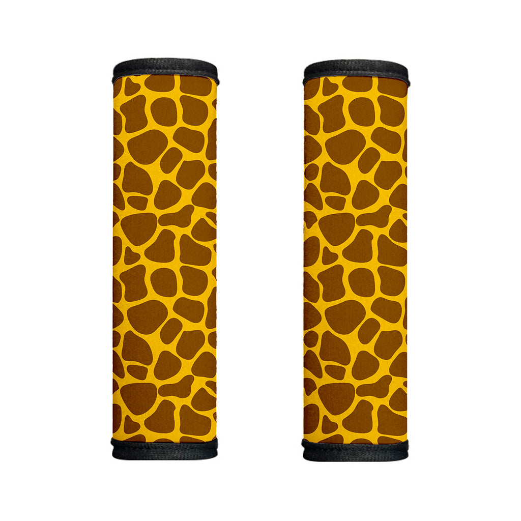 Yellow Brown Giraffe Pattern Print Handle Covers