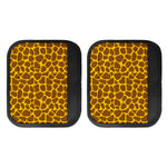 Yellow Brown Giraffe Pattern Print Handle Covers