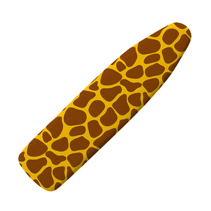 Yellow Brown Giraffe Pattern Print Ironing Board Cover
