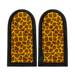 Yellow Brown Giraffe Pattern Print Skillet Handle Cover