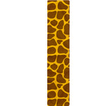 Yellow Brown Giraffe Pattern Print Table Runner