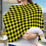 Yellow Buffalo Plaid Print Baby Seat Cover
