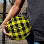 Yellow Buffalo Plaid Print Basketball