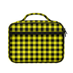 Yellow Buffalo Plaid Print Briefcase Bible Bag