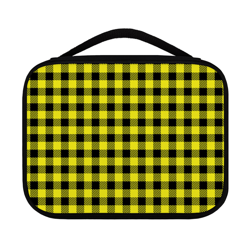 Yellow Buffalo Plaid Print Classic Bible Case