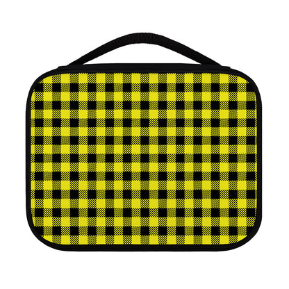 Yellow Buffalo Plaid Print Classic Bible Case