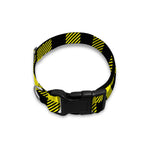Yellow Buffalo Plaid Print Dog Collar