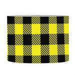 Yellow Buffalo Plaid Print Drum Lamp Shade