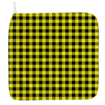Yellow Buffalo Plaid Print Hand Towel
