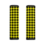 Yellow Buffalo Plaid Print Handle Covers