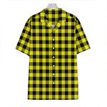 Yellow Buffalo Plaid Print Hawaiian Shirt