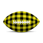 Yellow Buffalo Plaid Print Rugby Ball