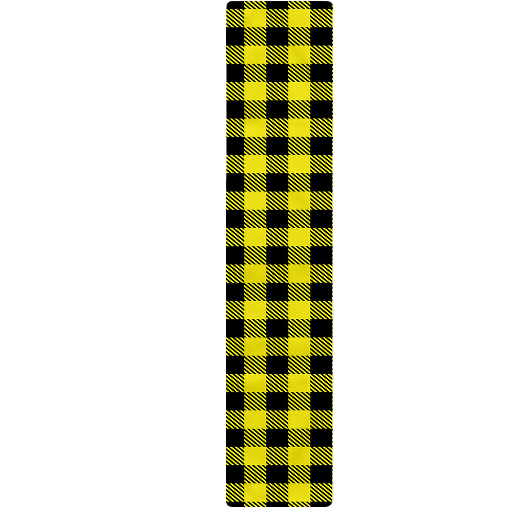 Yellow Buffalo Plaid Print Table Runner