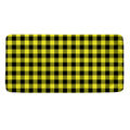 Yellow Buffalo Plaid Print Towel