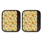 Yellow Camo And Hibiscus Flower Print Handle Covers