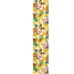 Yellow Camo And Hibiscus Flower Print Table Runner