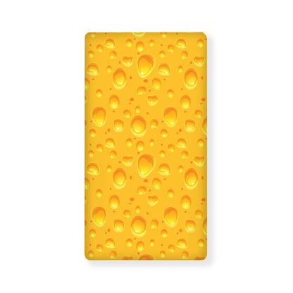 Yellow Cheese Print Baby Crib Sheet