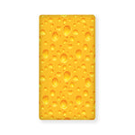 Yellow Cheese Print Baby Crib Sheet