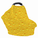 Yellow Cheese Print Baby Seat Cover