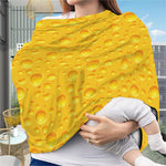 Yellow Cheese Print Baby Seat Cover