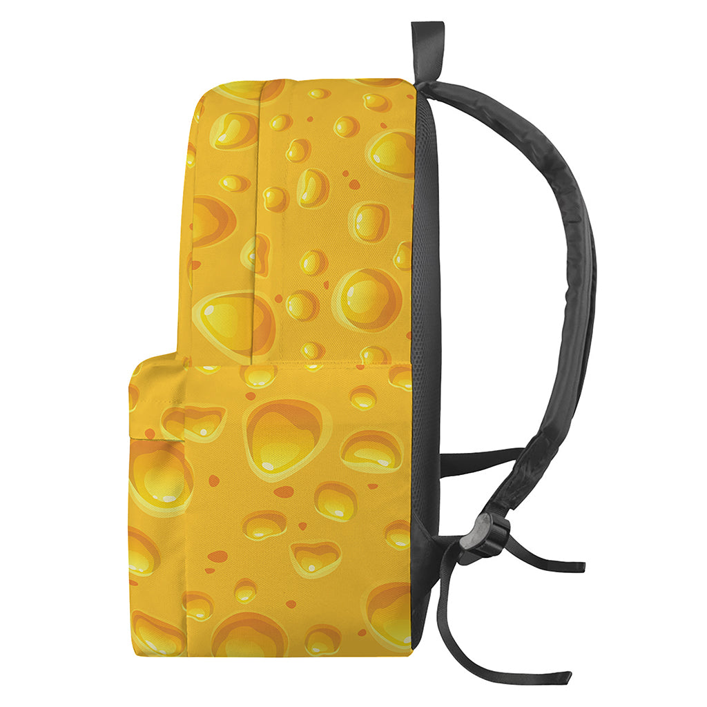 Yellow Cheese Print Backpack