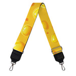 Yellow Cheese Print Bag Strap