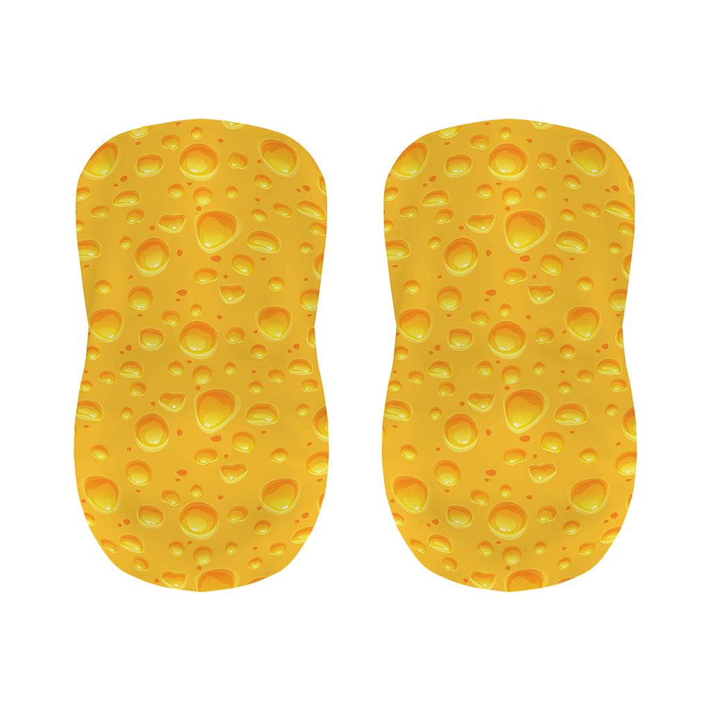 Yellow Cheese Print Bar Stool Covers