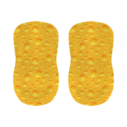 Yellow Cheese Print Bar Stool Covers