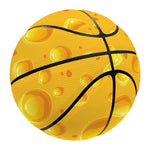 Yellow Cheese Print Basketball