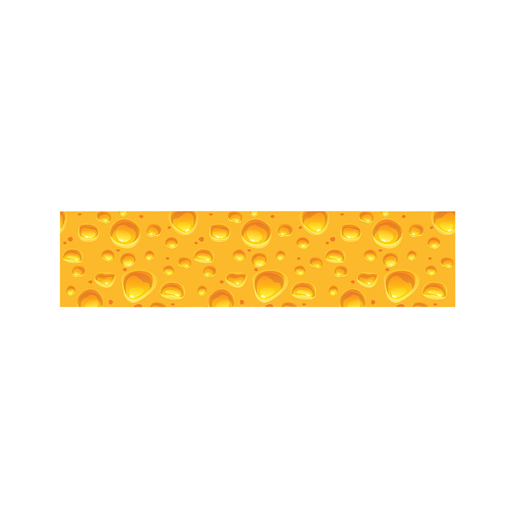 Yellow Cheese Print Bed Runner
