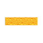 Yellow Cheese Print Bed Runner